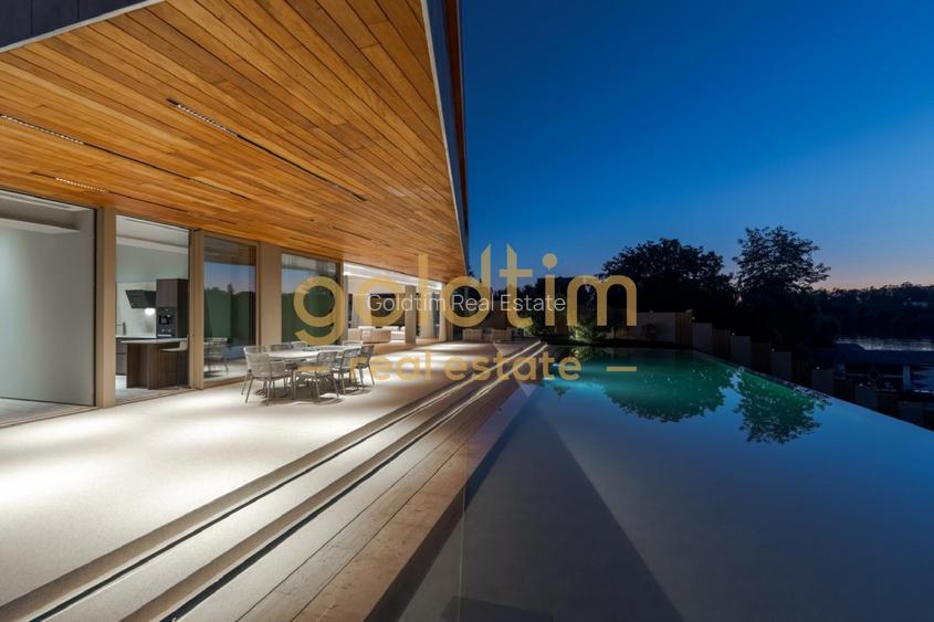 VILA UNICA/ 7 CAMERE CU VEDERE LA LAC/PISCINA INFINITY/DESIGN SPECTACULOS/SNAGOV - 14