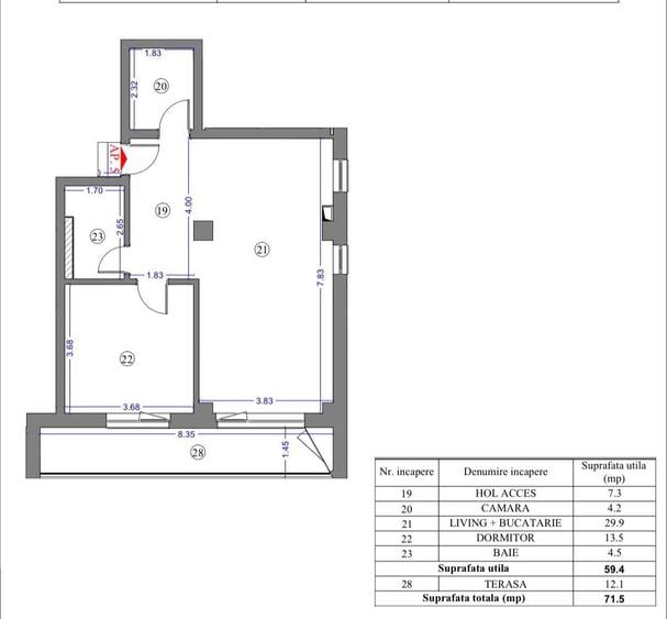 Comision 0 - Proprietar vinde apartament finalizat-ocupabil imediat!