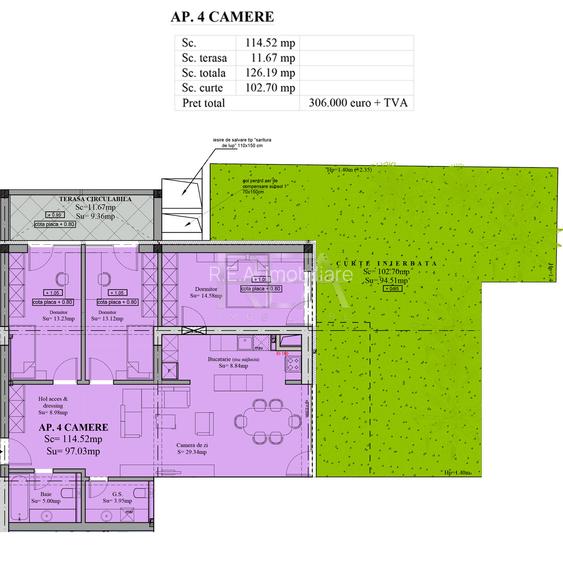 4 Camere - Sebastian + Gradina - Predare in 2027 - 2