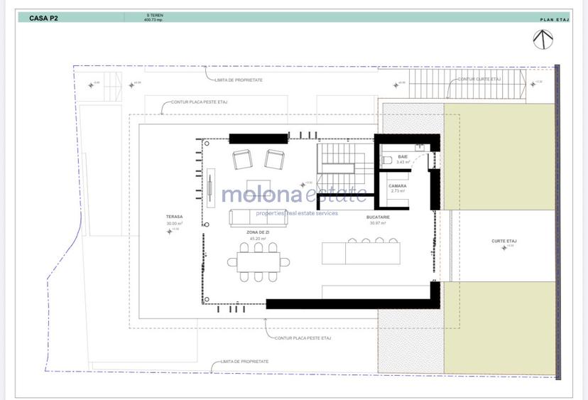Teren autorizat de casa individuală, cartierul Europa, str luminii
