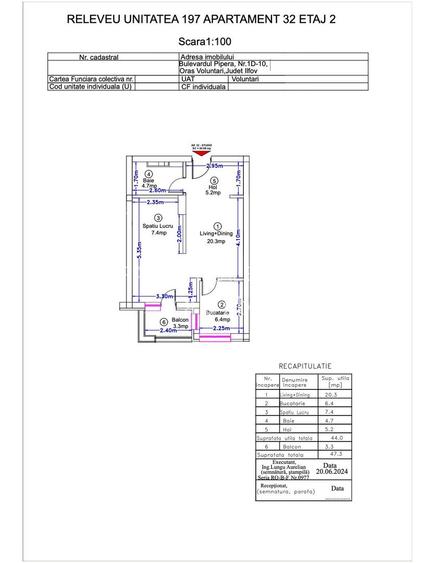 Studio tip 2 camere | MTM by the Lake | Pipera – Voluntari - 6