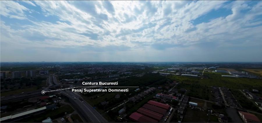 Vanzare teren 6.000 mp in zona Rond Pasaj Domnesti,