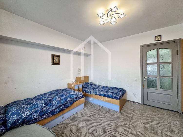 Apartament cu 3 camere, 75mp utili+3 balcoane, etaj 5/5, bloc cu lift