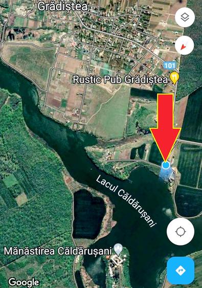 Vanzare 2000 mp, sau 3000 mp sau 5000 mp teren in Gradistea cu acces dinspre A3