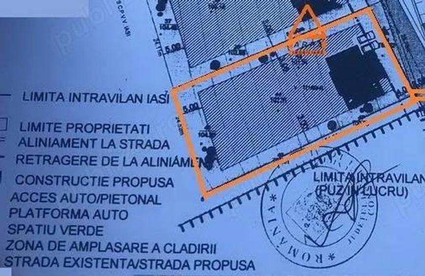 Teren de vanzare Iasi - Carlig - pens. Carolina