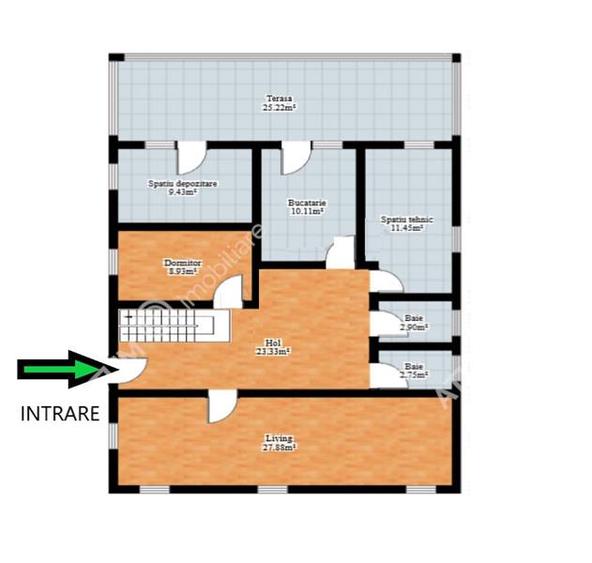 Casa cu 8 camere si 800 mp curte in zona Calea Poplacii Sibiu