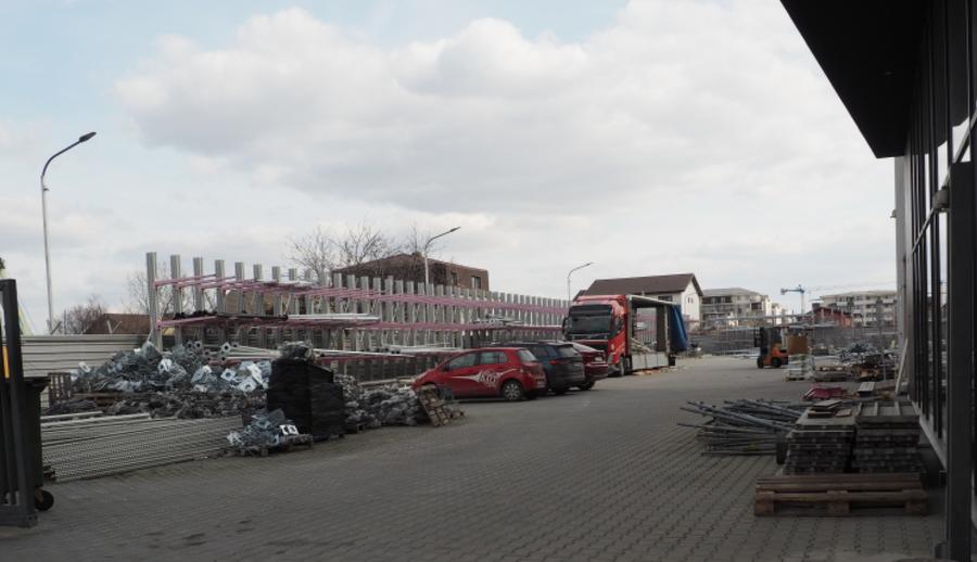 HALĂ CU RAFTURI INCLUSE ȘI 4 RAMPE TIR – BRAGADIRU, INCITY