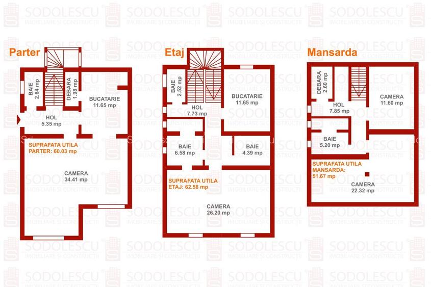 Casă / Vilă cu 5 camere zona Lunei - 2