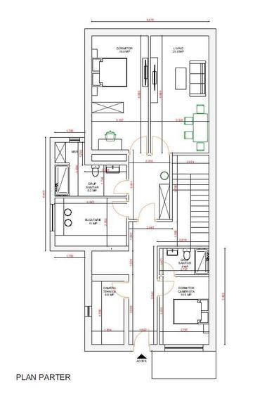 Casa P+2 ~ Curte 1058 mp ~ Piscina ~ Se preda la cheie
