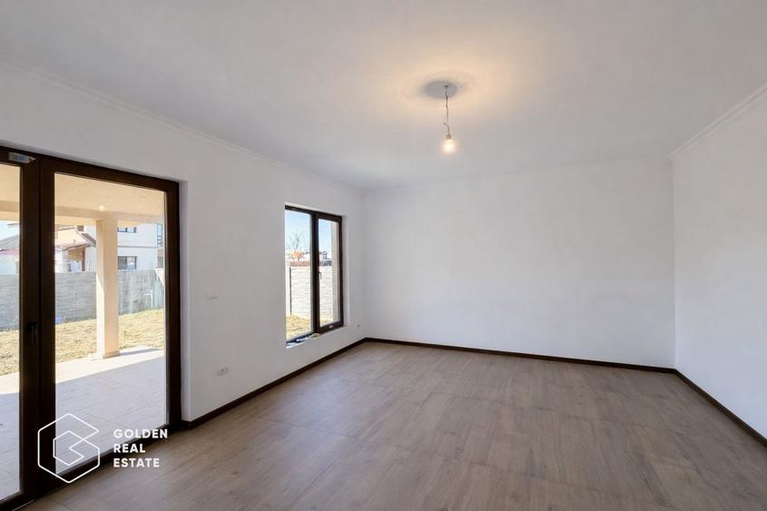 Duplex modern în Giroc, 105 mp utili, teren 250 mp, zonă liniștită de case