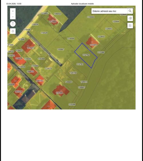 Teren intravilan intre case în Bunloc, lângă pădure – 604 mp