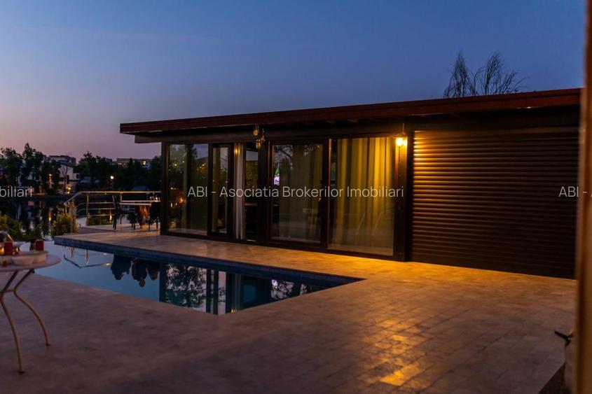 Baneasa lake House 340sqm, swimming pool, lake side deck - 36
