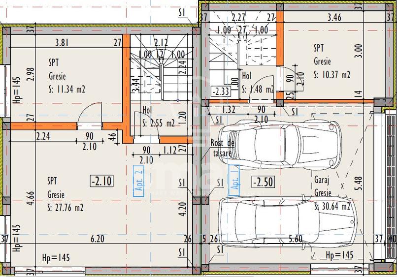 Casa tip duplex, Dambu Rotund, zona str. Maramuresului