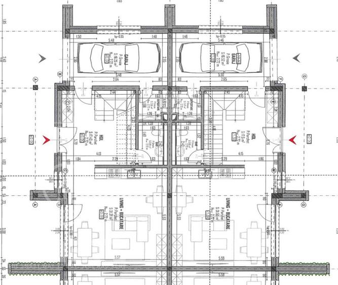 Duplex de vanzare 4 camere 142 mp utili 260 mp teren Manastur zona Campului