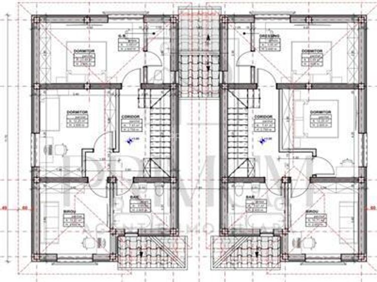 Duplex individual superb - 5 camere - zona excelenta - canalizare - despartit pr