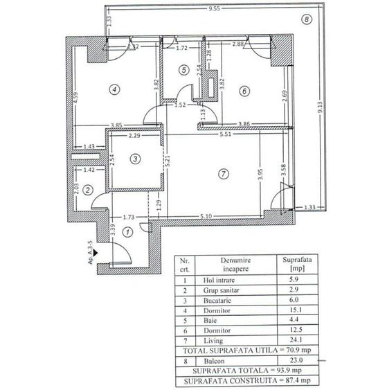 ONE Floreasca Towers | 3 camere premium cu terasa de 23 mp !