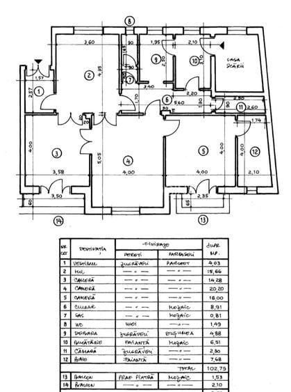 De vanzare apartament 4 camere Kogalniceanu Vis-a-vis Facultatea de Drept - 11