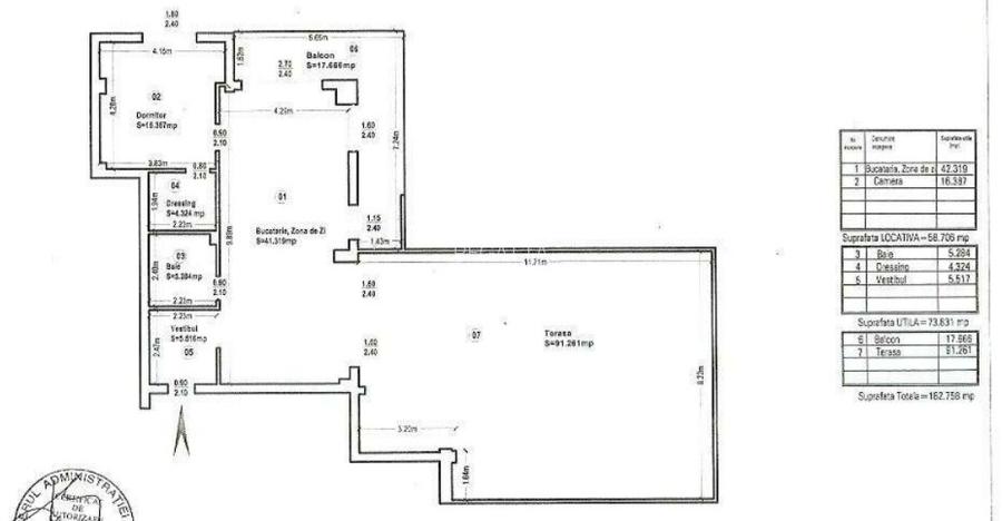 Penthouse exclusivist 2 camere terasa panoramica de 109mp  Iancu Nicolae  Pipera - 14