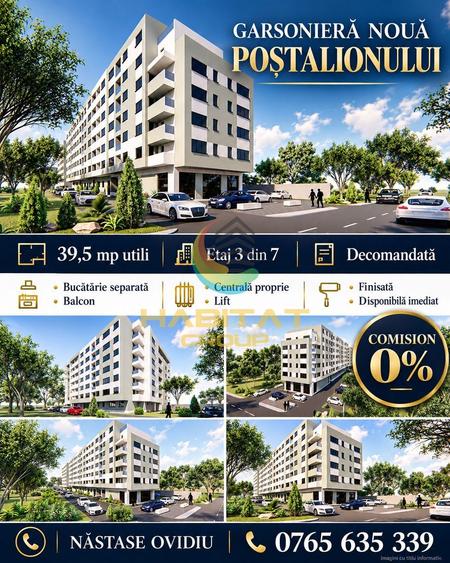 Garsonieră Poștalionului Comision 0%