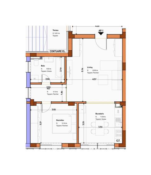 Apartament de vânzare 2 camere | Parc Tineretului | parcare si boxa