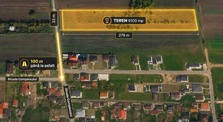 Exclusivitate | Teren intravilan 9.100 mp | Valu lui Traian