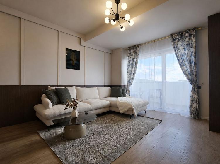 Apartament 2 camere, finisat mobilat, 45 mp, str Eroilor Floresti