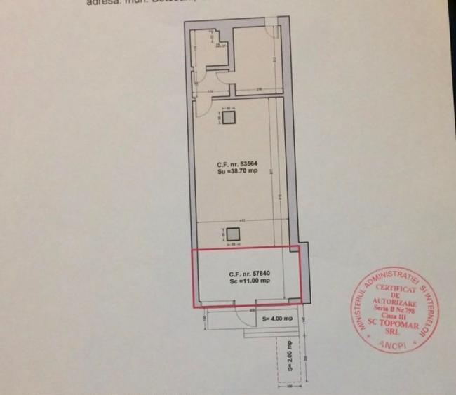 Spatiu comercial ultracentral 50mp