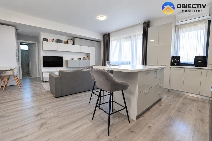 Apartament 2 camere cu boxa, mobilat, bloc 2017 - str. Fermelor