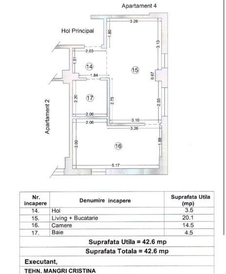APARTAMENT 2 CAMERE TIP STUDIO | ZONA PALAZU MARE | ELVILA | LOC PARCARE - 5