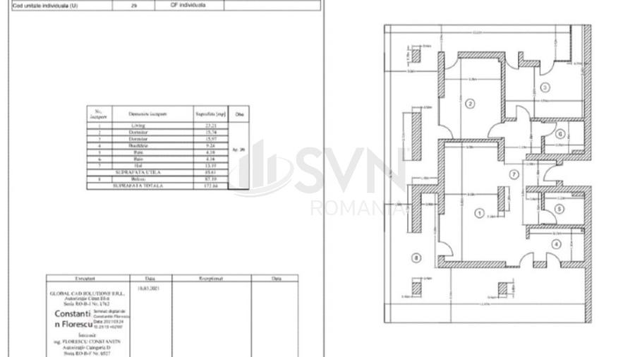 REA1029746 Apartament 3 camere I Parcare I Pipera I Scoala Americana