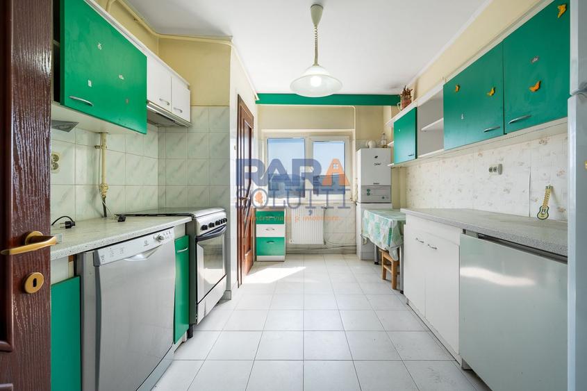 Apartament cu 4 camere, 88 mp (2 băi, 2 balcoane)