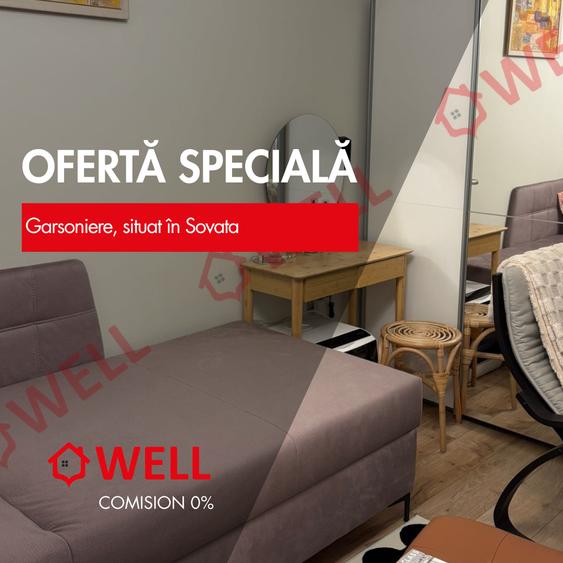 🏠 DE VÂNZARE GARSONIERĂ SITUATĂ ÎN SOVATA