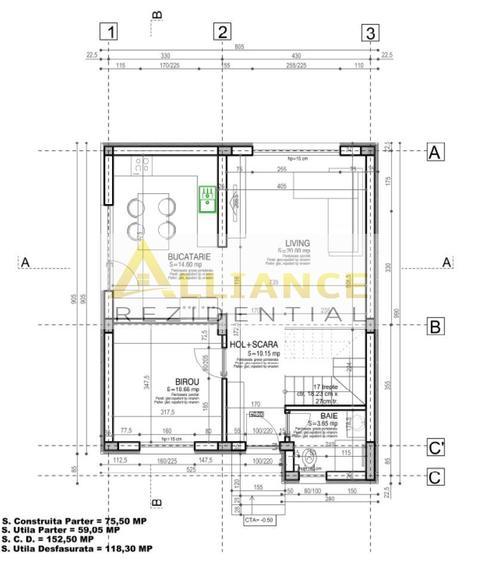 Casa Individuala - 5 camere 3 bai - Teren 300 MP