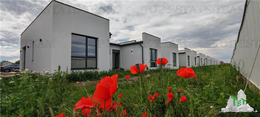 Vila stil mediteraneean, moderna, cu 4 camere ( parter ) si curte generoasa 400m