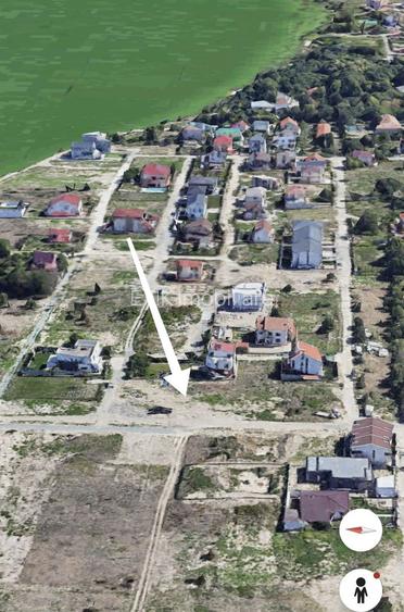 Teren 500 mp Palazu Mare mal înalt, deschidere la drum cu utilități. - 2