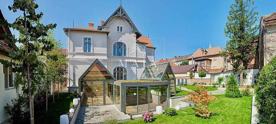 Vila Art Nouveau restaurată in centrul istoric al Sibiului
