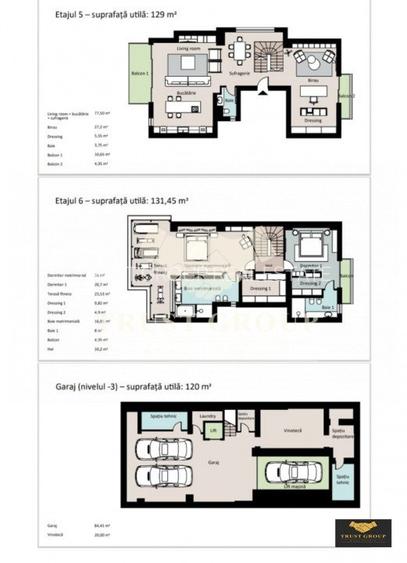 Penthouse tip Duplex Primaverii |+ 2 Locuri Parcare + Boxa - 42