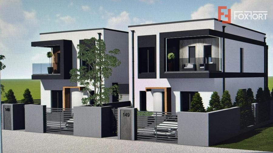 Duplex despartit prin garajul vecinului - 5 camere, finisaje premium