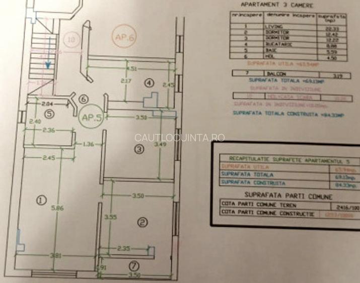 Apartament 3 camere de vanzare | Bucurestii Noi | Metrou Parc Bazilescu - 11
