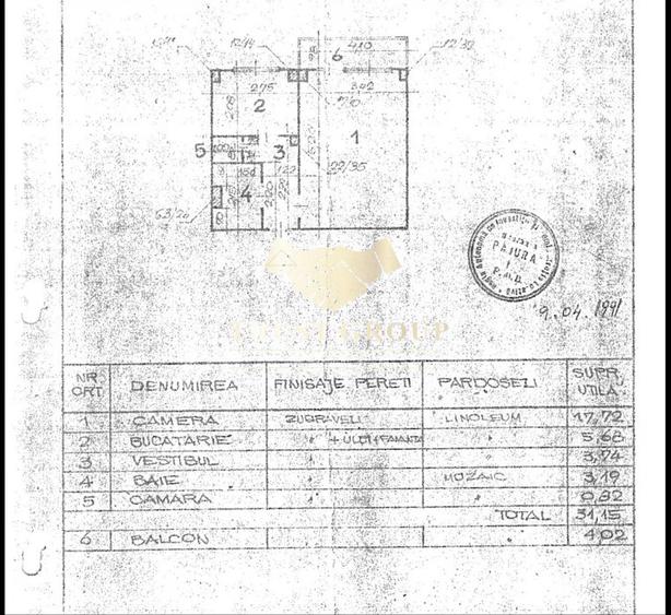 Garsonieră Cf 1 | Bulevardul Ion Mihalache - zona Turda |