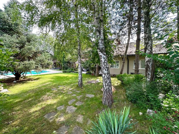 CORBEANCA - PARADISUL VERDE, VILA DEOSEBITA 5 CAMERE, PISCINA/GARAJ - 2