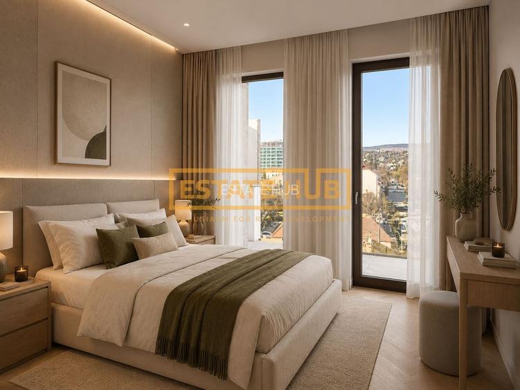 3 camere Clinicilor | terasa 30 mp| vedere spre Parcul Central | Comision 0% - 14