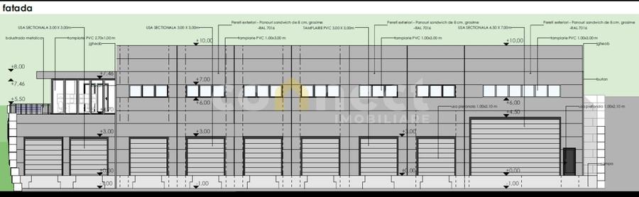 Hala industriala moderna +birouri in Baciu 1380 mp