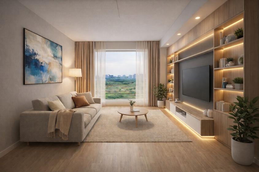 Tomis Nord - Vanzare apartament decomandat cu 2 camere, bloc nou.