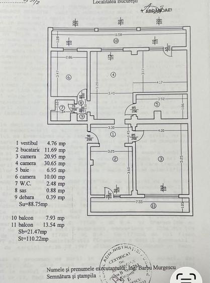 Mall Vitan - Apartament 4 camere , centrala proprie