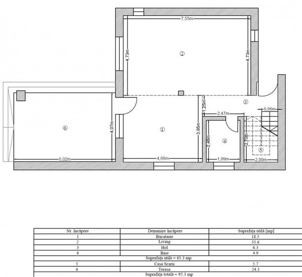 Casa 4 Camere 155mp | 0 Comision | teren 500mp | Corbeanca Petresti Ghioceilor
