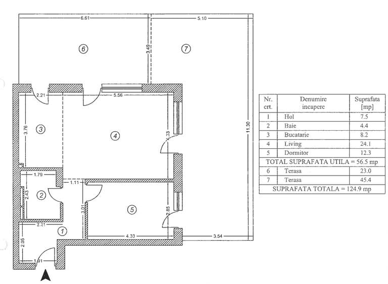 APARTAMENT LUMINOS, 2 CAMERE CU GRADINA MARE, QUARTIER AZUGA - ANSAMBLU PREMIUM - 1