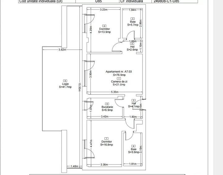 MUTARE IMEDIATA PENTHOUSE 3 camere TERASA 42 mp METROU Nicolae Telcu la 3 minute - 6