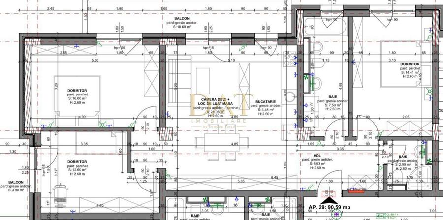 Apartament 4 camere | 90 mp | 2 balcoane | etajul 1 | Beta Residence