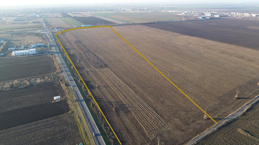 Teren de vanzare Vladimirescu Arad, la sens giratoriu DN7-Centura Est